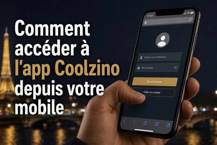 Comment accéder à l'app coolzino depuis votre mobile